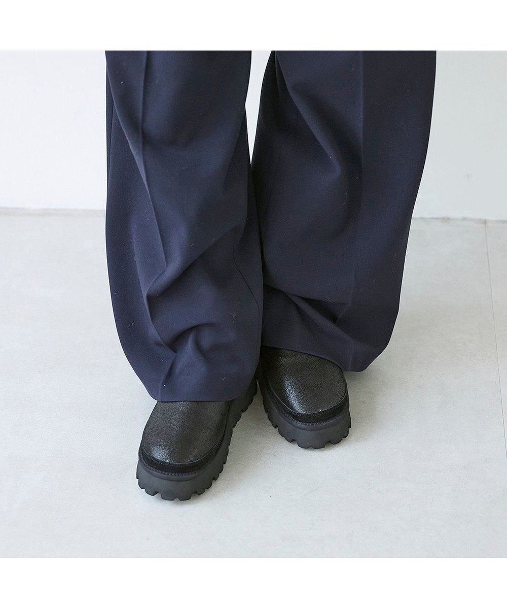 MODE ET JACOMO <carino>本革ムートン　サイドゴアショートブーツ 