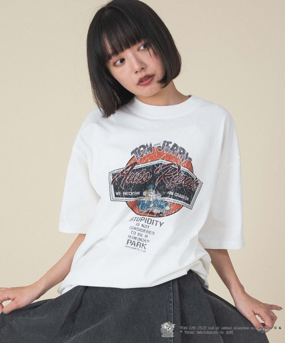 WEGO 【新柄追加/ユニセックス着用アイテム/SMLサイズ展開】TOMandJERRYグラフィックT（S） 