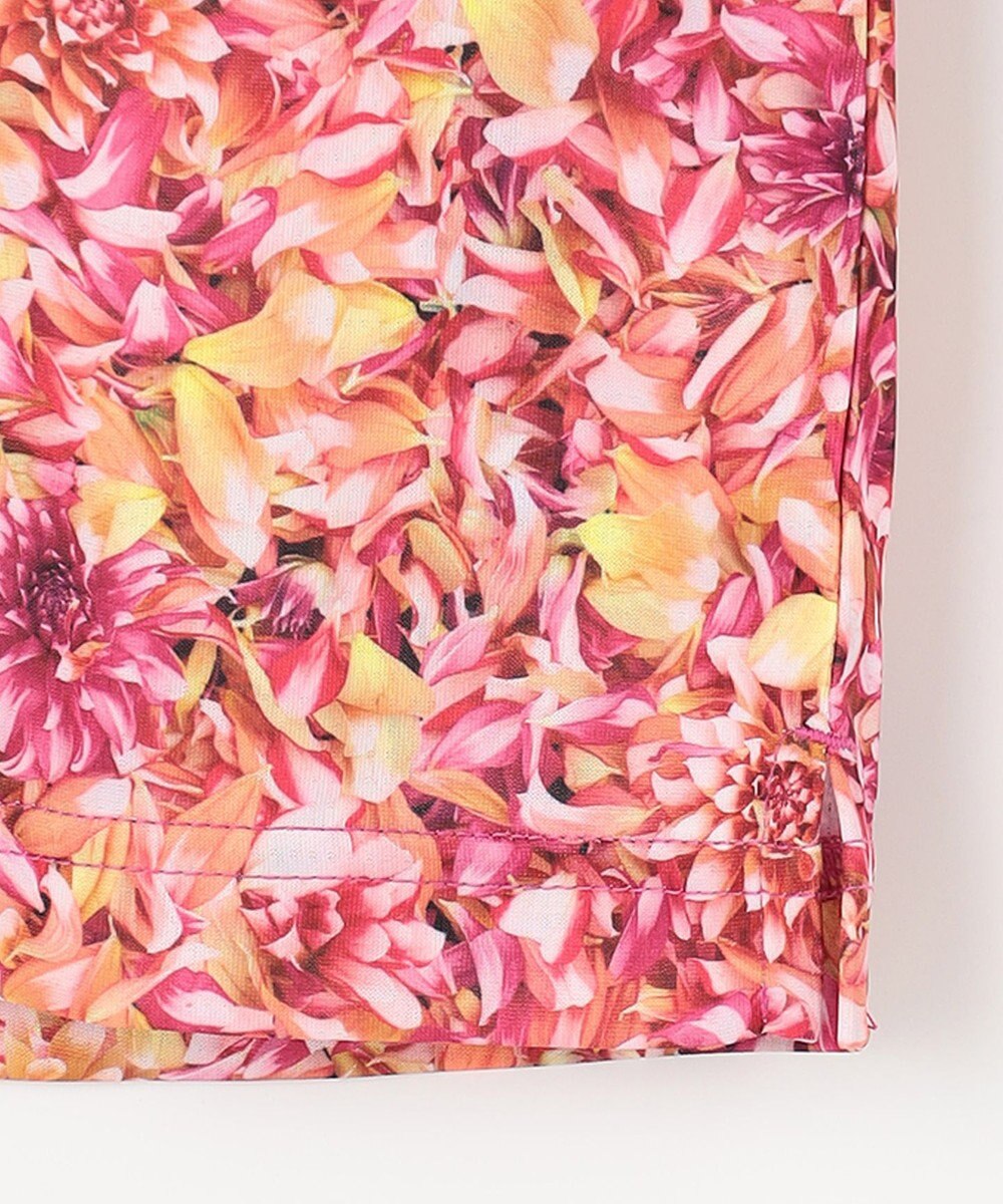 23区GOLF 【WOMEN】プランティカプリント 総柄 半袖ポロシャツ 