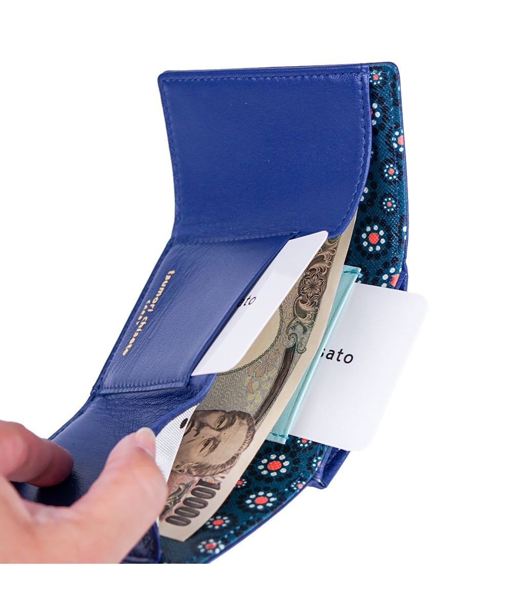 tsumori chisato CARRY ドロップス　ミニ財布　3つ折り 【かわいいデザイン！本革のやわらかな風合い】 