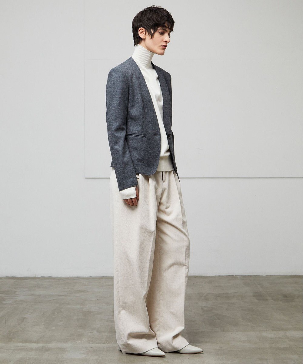 BEIGE， CORBY / ノーカラージャケット 