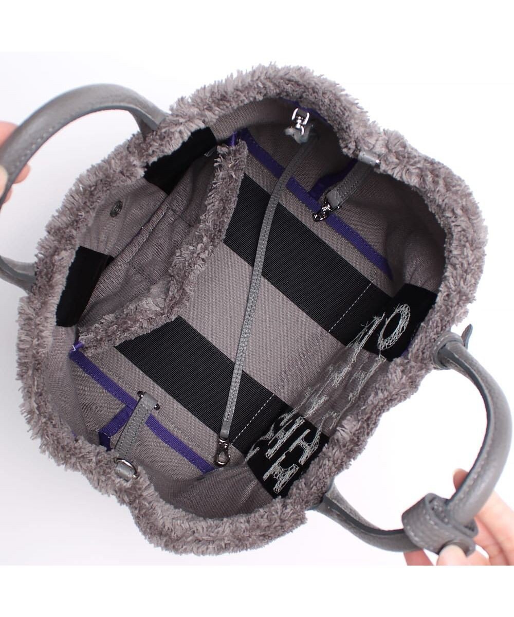 A.D.M.J. 【もこもこ】オスカー/コード刺しゅうキューブトート21cm(Dカン＋) 