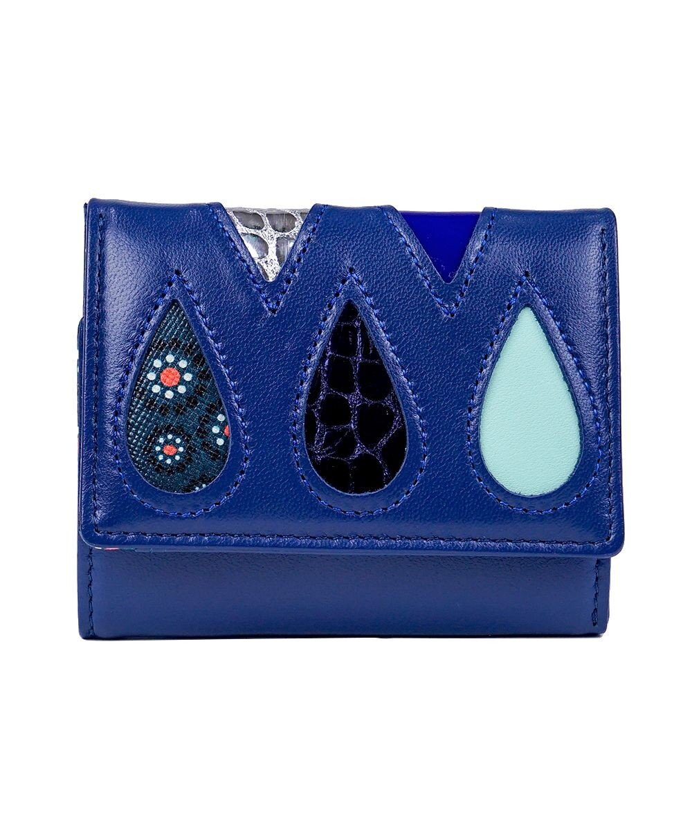 tsumori chisato CARRY ドロップス　ミニ財布　3つ折り 【かわいいデザイン！本革のやわらかな風合い】 