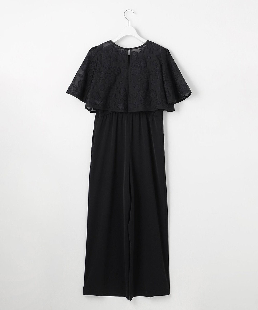 ANY SIS 【2SET】ジャガード ケープ トップス × サロペット 