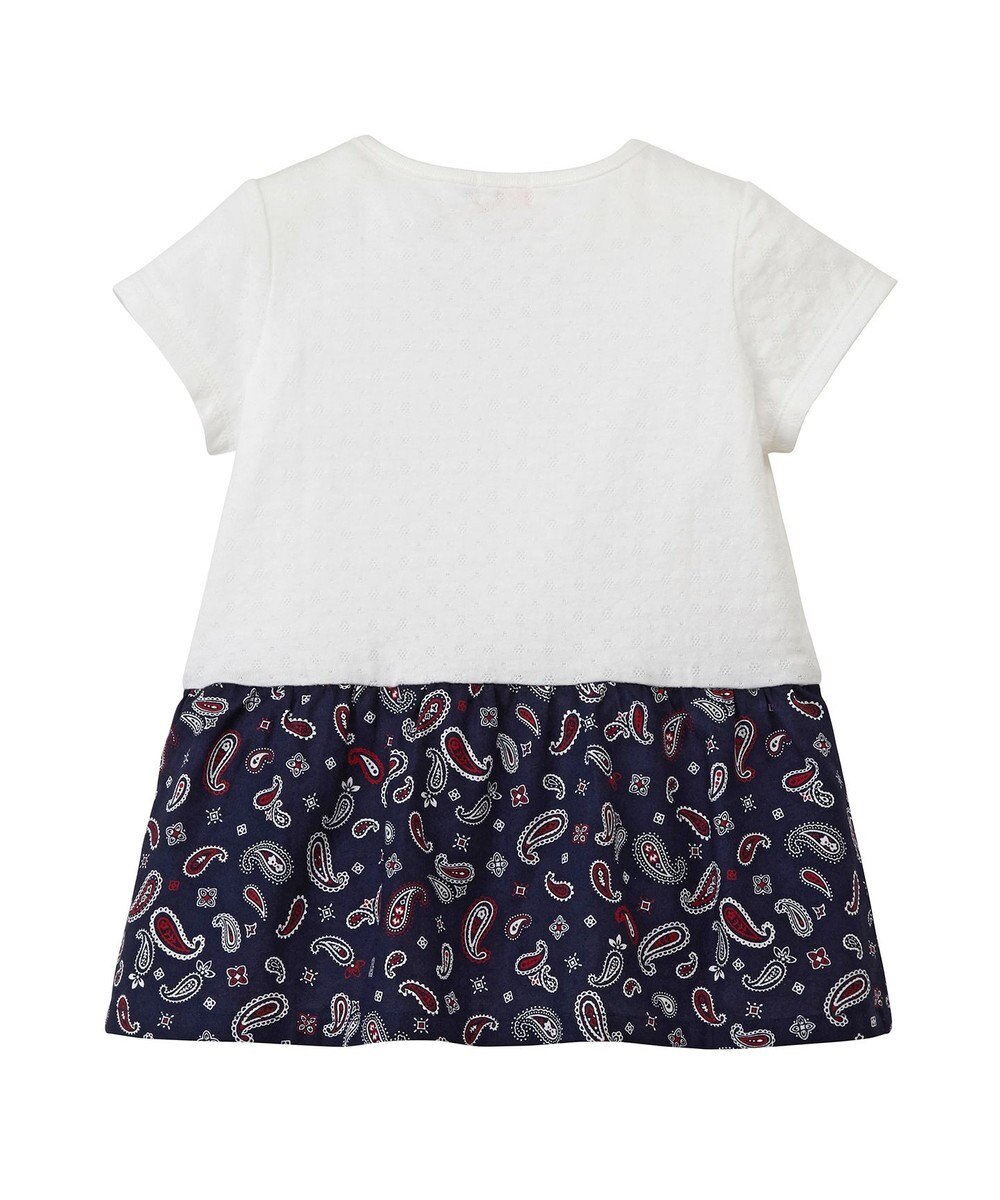 MIKI HOUSE HOT BISCUITS 【80-110cm】 ペイズリー柄 ワンピース 