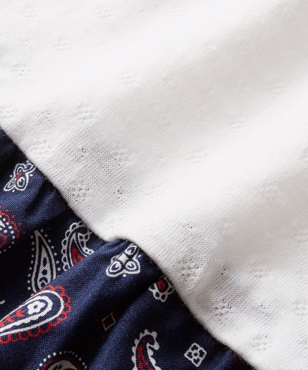 MIKI HOUSE HOT BISCUITS 【80-110cm】 ペイズリー柄 ワンピース 