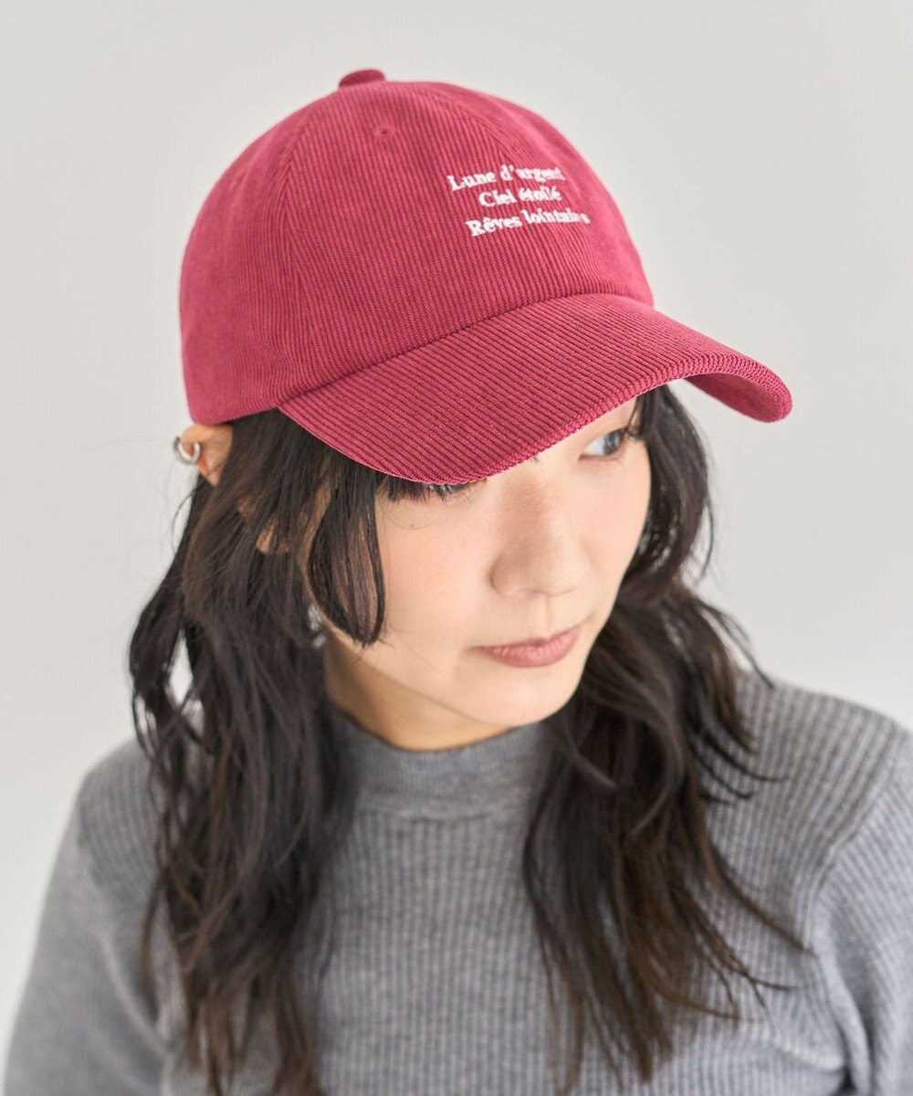 Green Parks ｅｖｅｒｙｗａｌｋ．コーデュロイロゴキャップ 