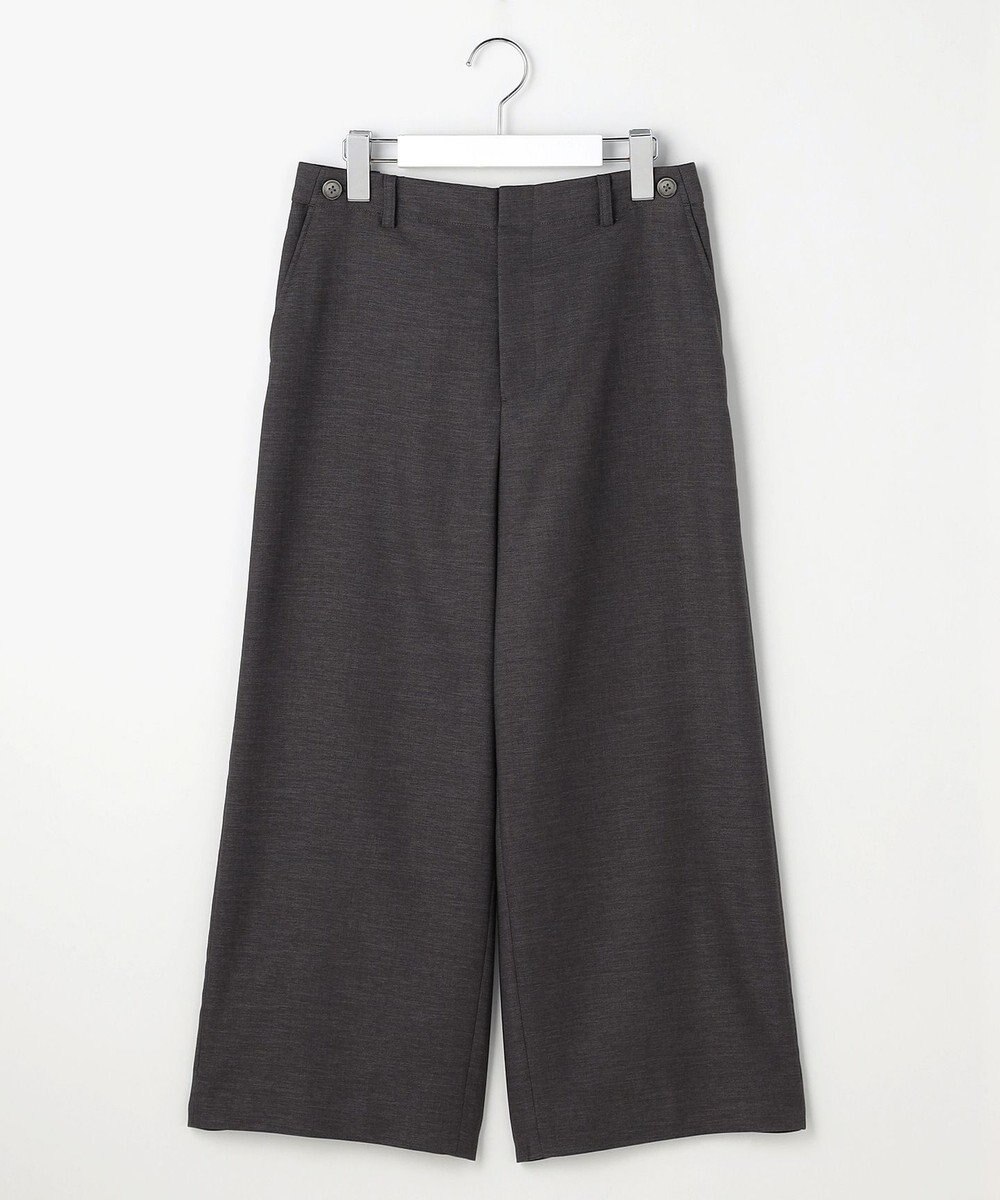 J.PRESS LADIES L FLAXASAオックス ワイド ストレート パンツ 