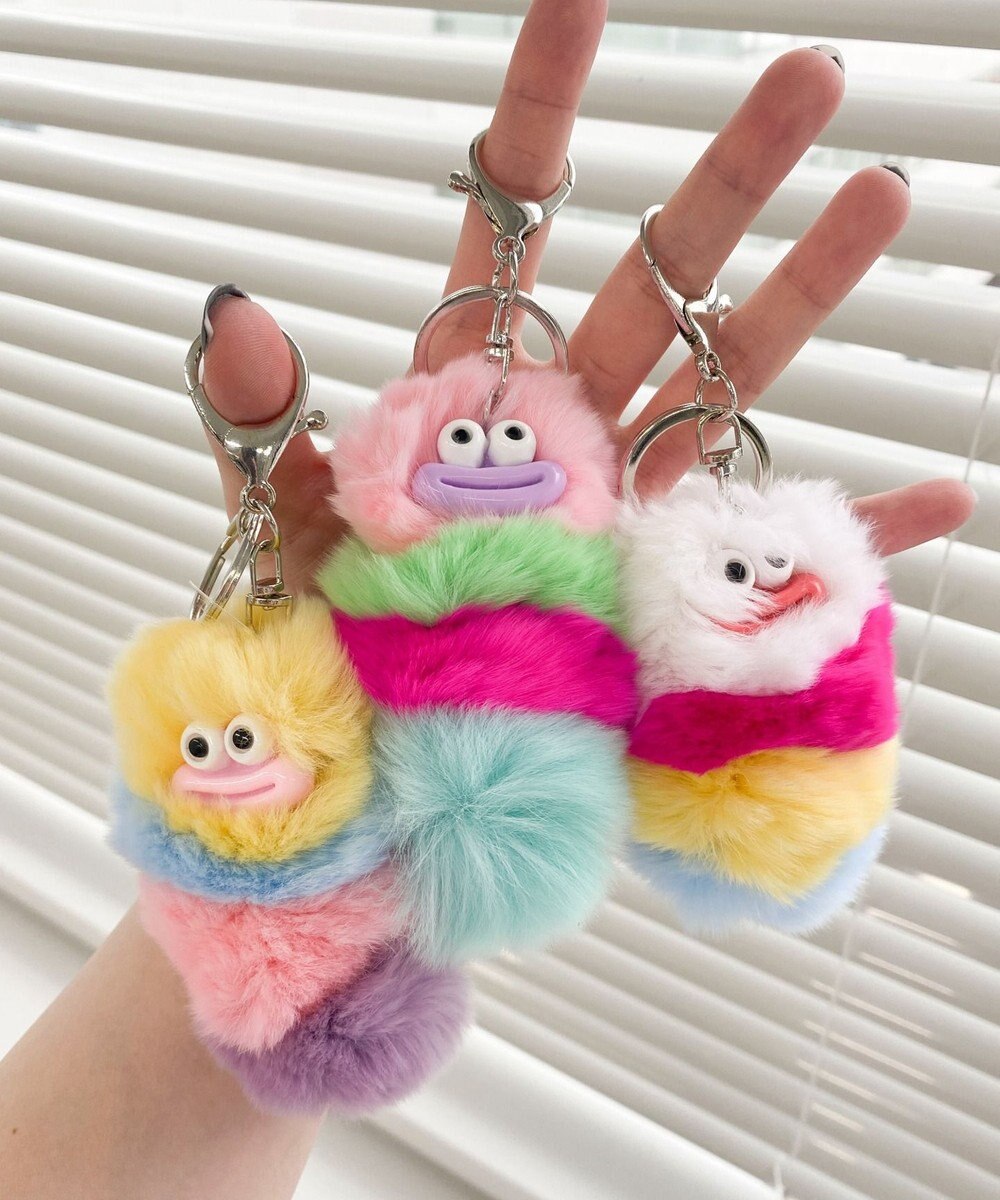 WEGO イモムシモンスターぬいキーホルダー 