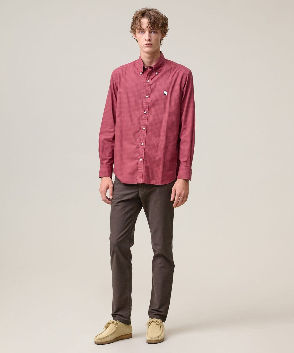 J.PRESS MEN このさりげなさが大人気【IVY COLLECTION】【UNISEX】バックブルチェックガーメントダイ シャツ / B.D. 