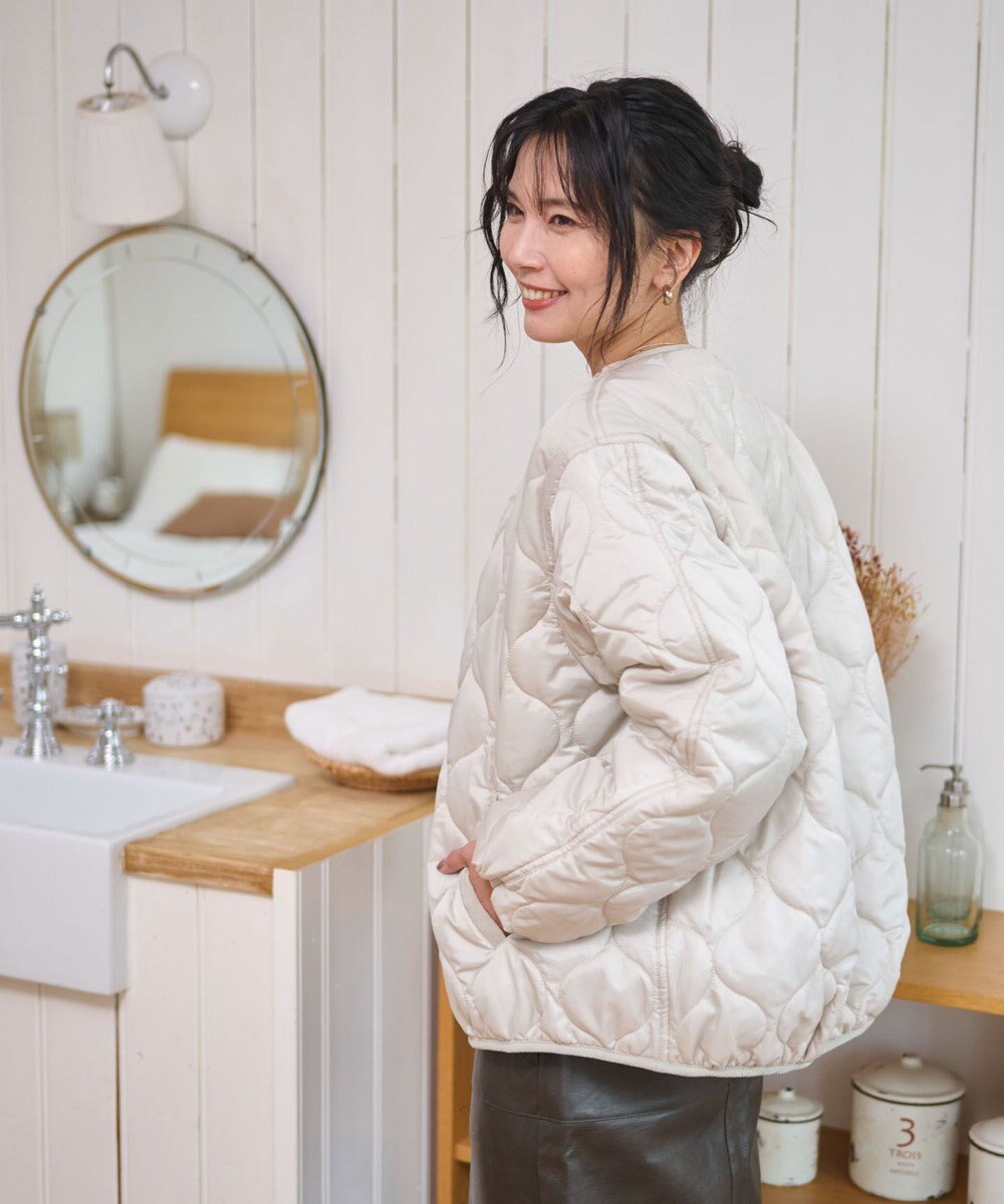 WEGO 【WEB限定/ 2025年秋冬新作】キルティングジャケット 