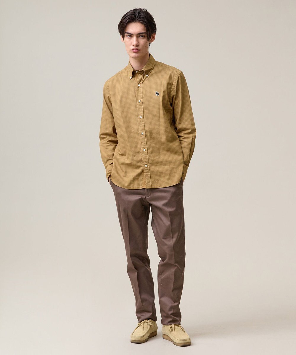 J.PRESS MEN このさりげなさが大人気【IVY COLLECTION】【UNISEX】バックブルチェックガーメントダイ シャツ / B.D. 