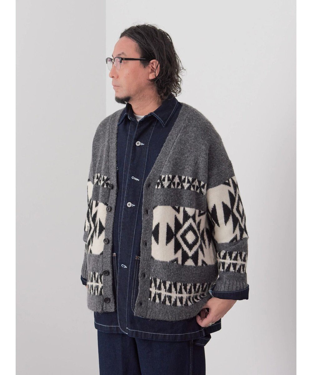 CRAFT STANDARD BOUTIQUE 【男女兼用】オルテガ柄カーディガン 