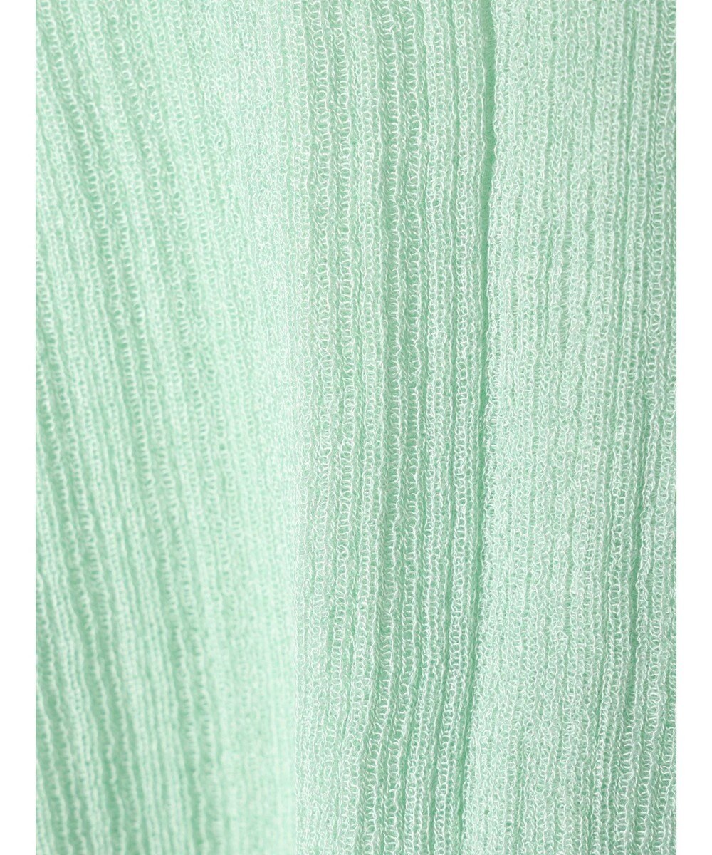 earth music&ecology シアー配色リブプルオーバー 