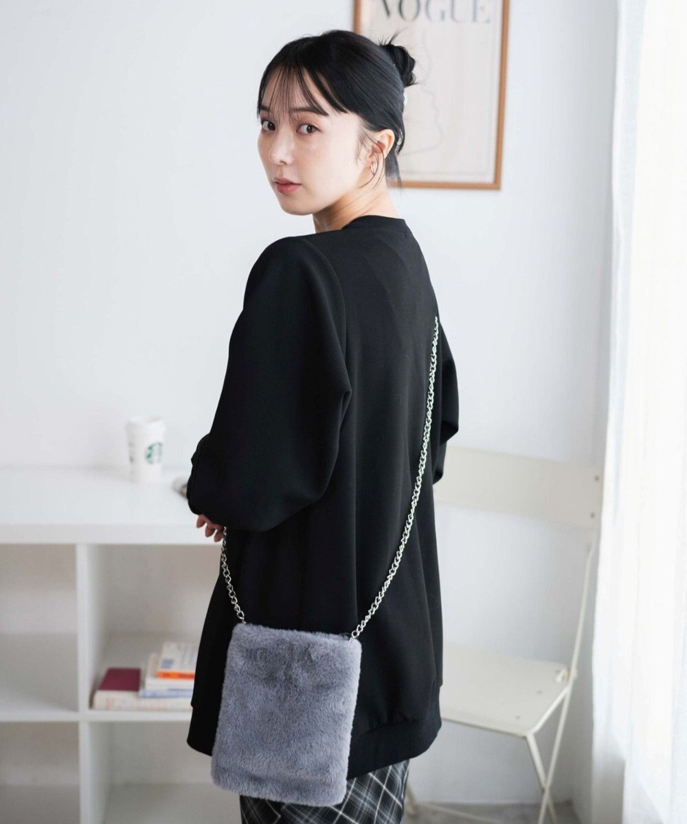 WEGO ファーチェーンミニショルダー 