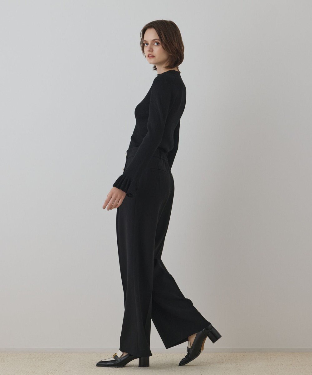 GRACE CONTINENTAL ラメリブニットトップ 