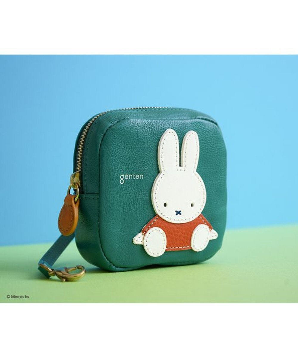 genten 【WEB限定】miffy collection ポーチ「ミッフィー」 