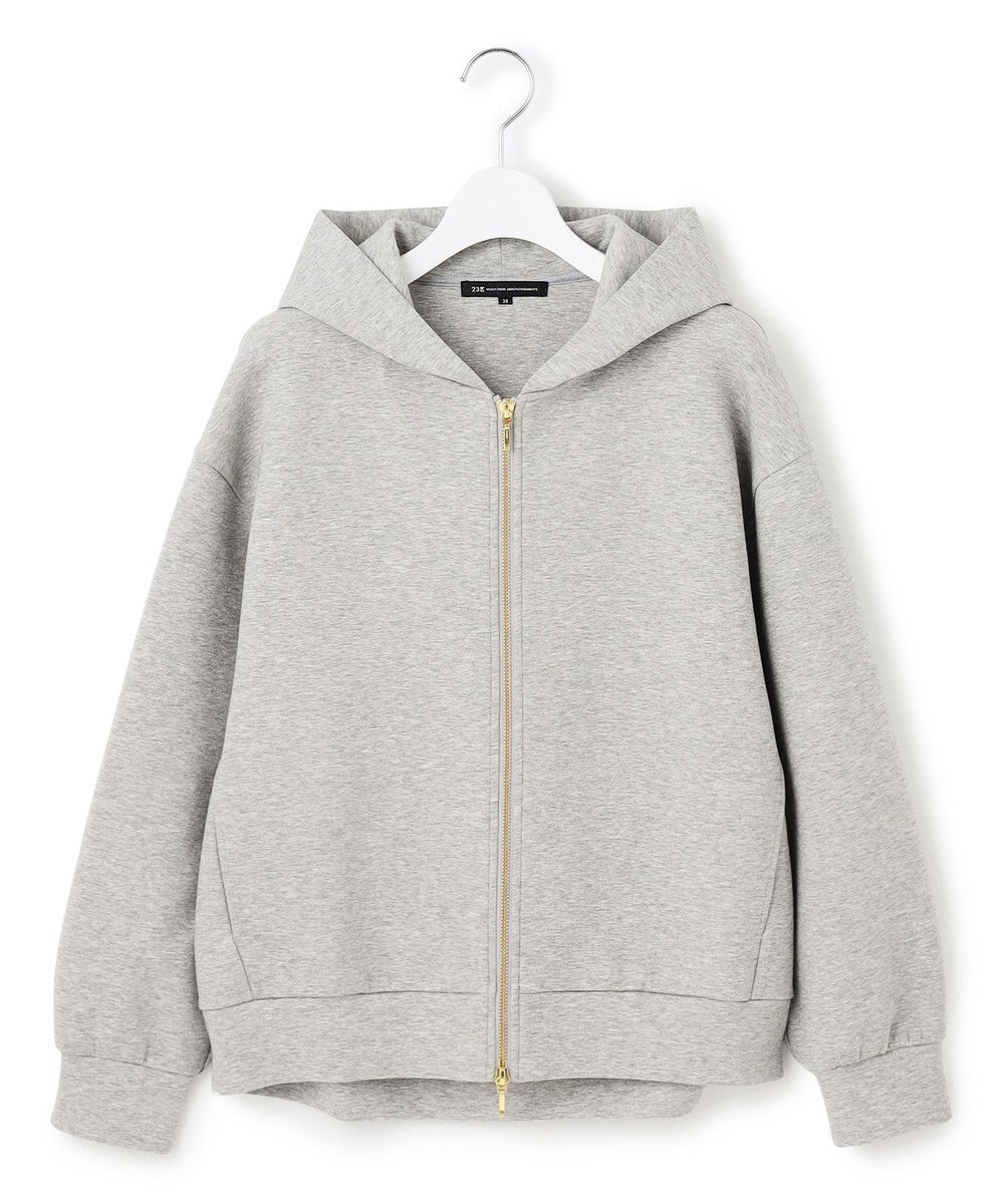 23区 S 【洗える】コットンエアーダンボール コクーン フーディー 