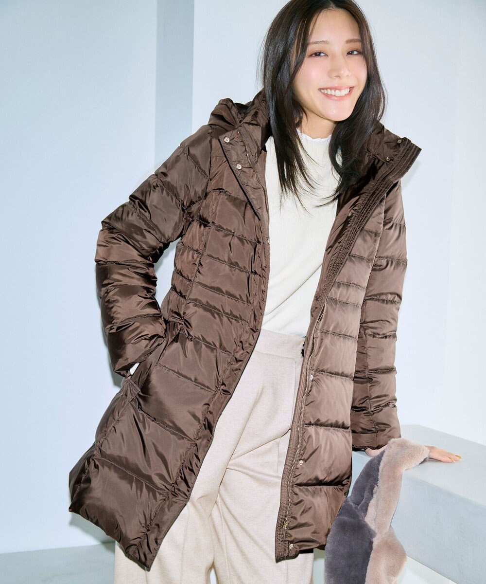 ANY SIS S 【2WAY】シルキータフタロング ダウン 