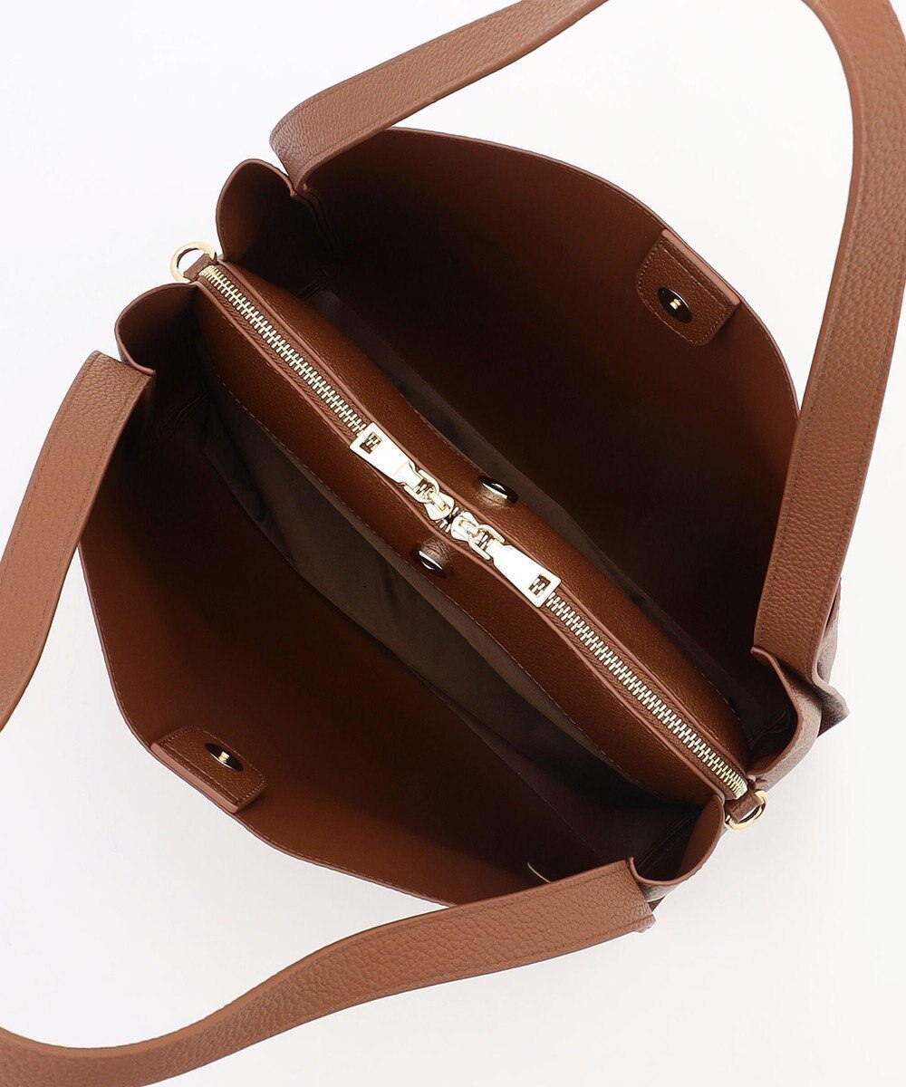 LA BAGAGERIE ソフトシュリンク2WAYハンドバッグ large 