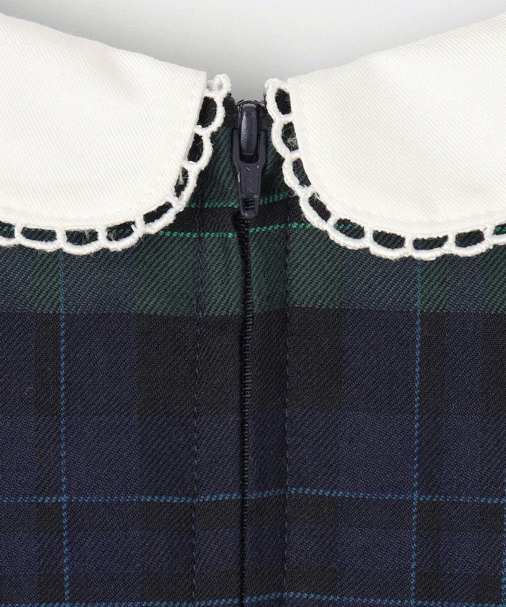 組曲 KIDS 【110-140㎝】クラシックチェック ワンピース 