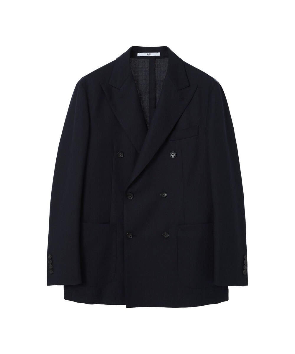 DAKS ウールダブルブレストブレザー 