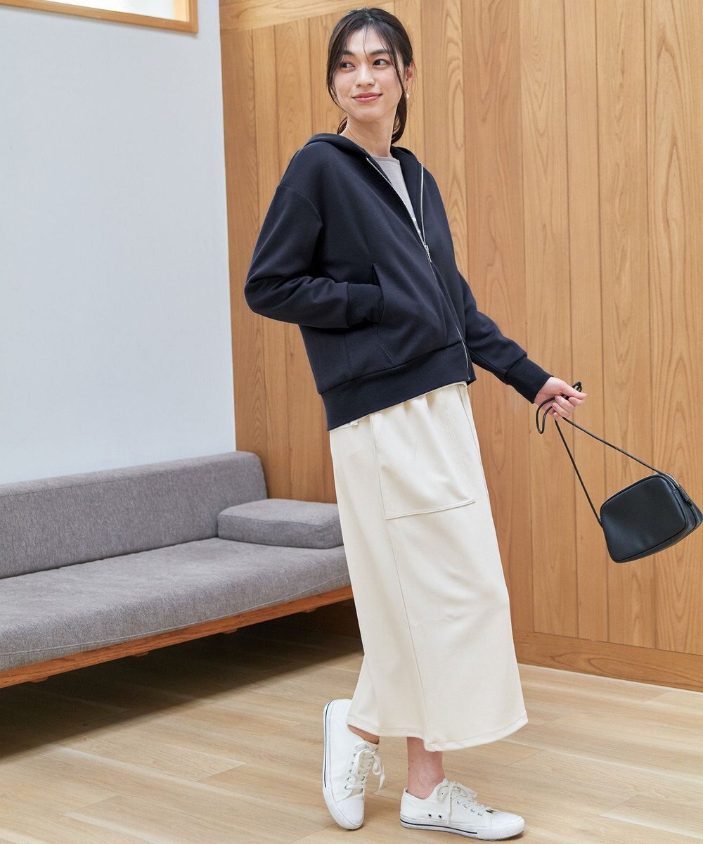 ANY 【洗濯機可/UVケア】ダンボールジップパーカー 