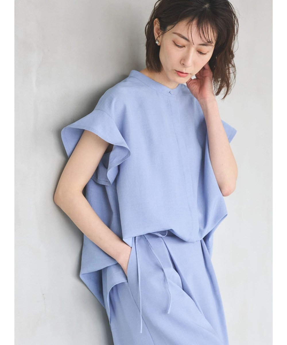 Green Parks 接触冷感　比翼シャツチュニック 