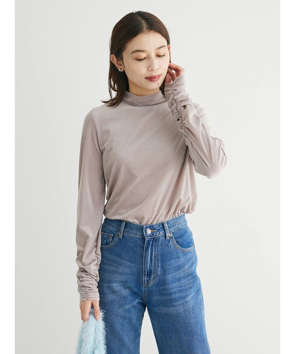 Green Parks ・ＳＵＧＡＲ　ＳＰＯＯＮ　シアーベロアハイネック 