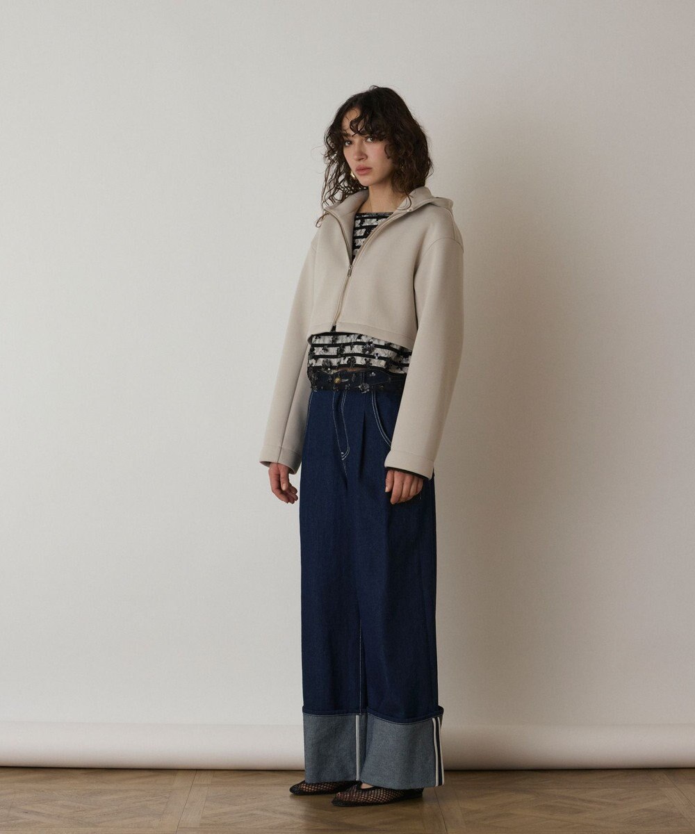 GRACE CONTINENTAL パーカーコンビトレンチ 