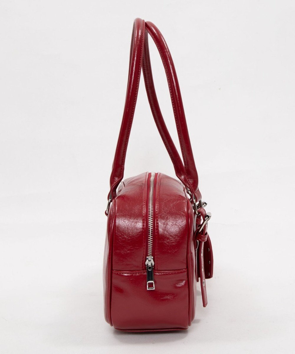 WEGO スタッズハートチャーム付きハトメボストン 