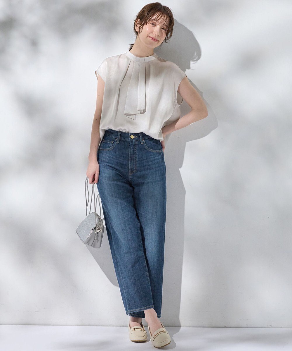 ANY ボウタイブラウス 