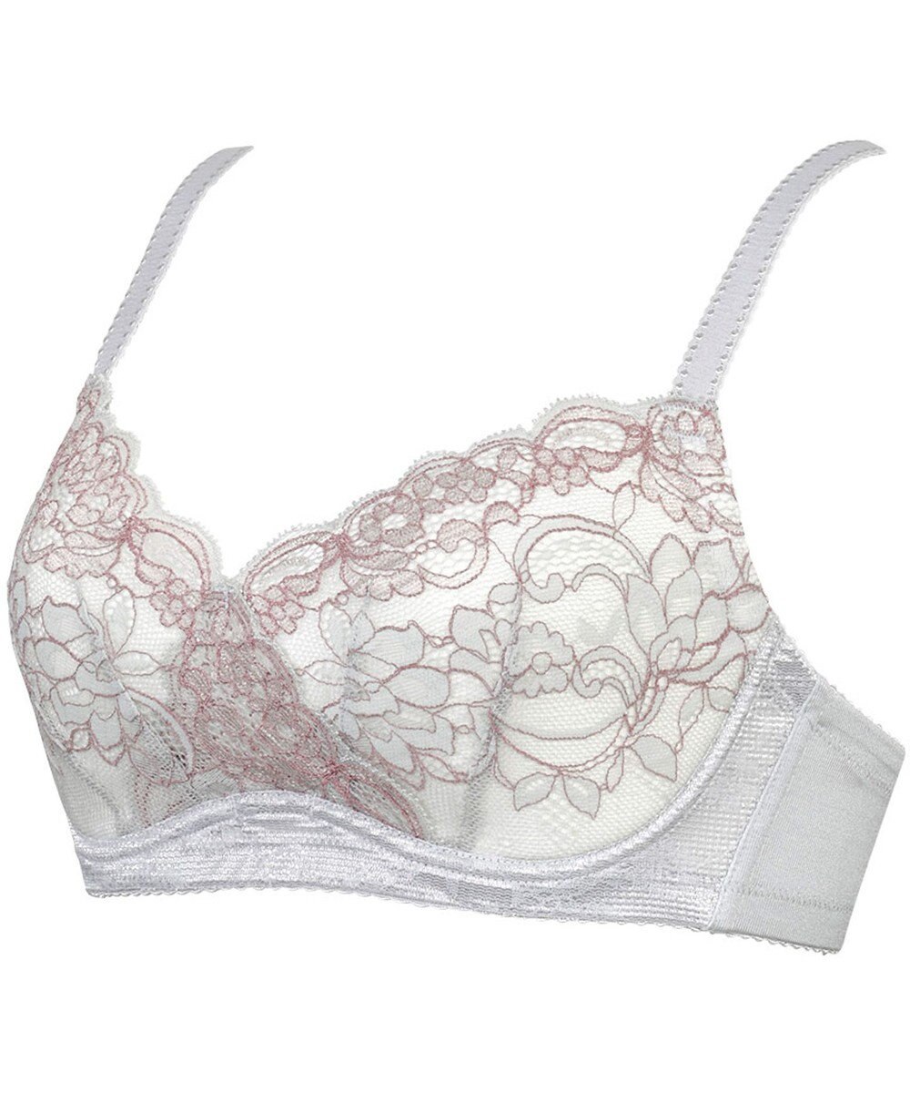 Wing ブラジャー コンパクトにバストメイク 高さをおさえる 【小さく見せるブラ】 Gカップまで対応 大きいサイズ ブラ KB6100 ウイング／ワコール 