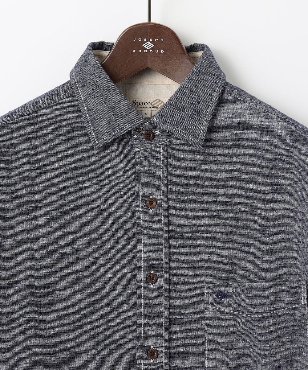 JOSEPH ABBOUD MOUNTAIN 【SPACE／UNISEX】OGスラブシャンブレー シャツ 
