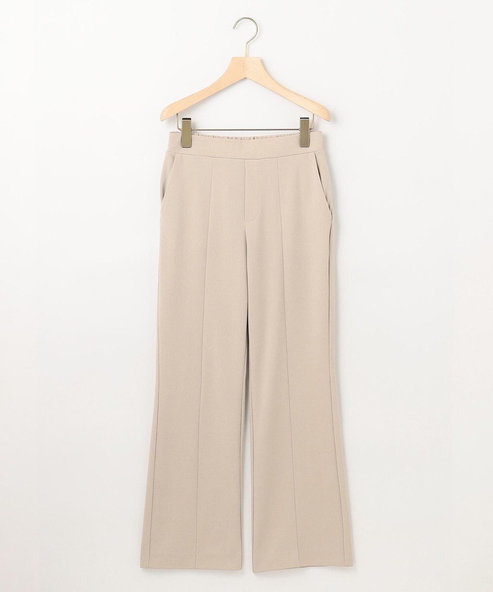 組曲 S スタイルアップジャージー フレアパンツ 