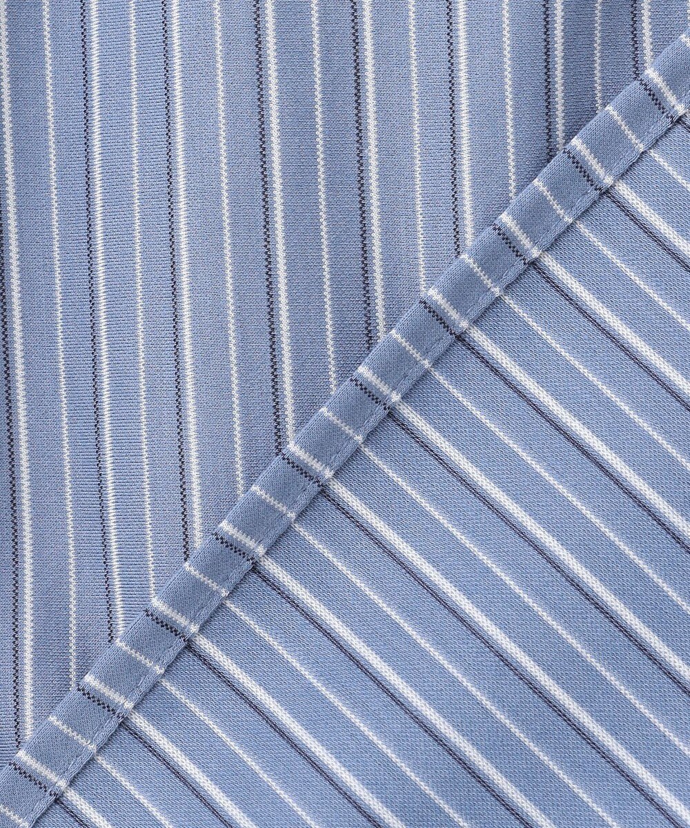 J.PRESS LADIES ストライプジャージー シャツライク カットソー 