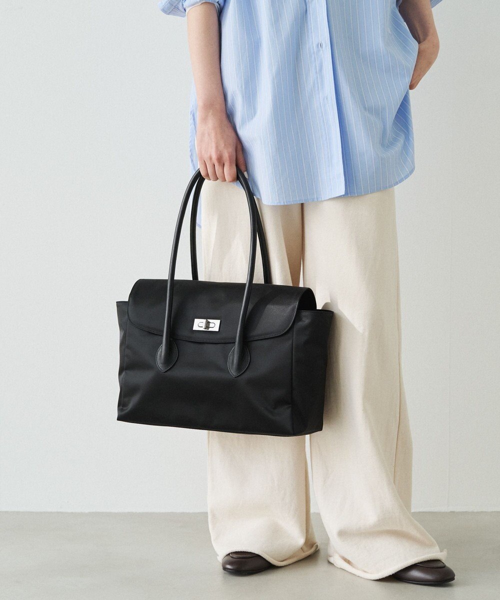 russet 《@__serako.r__企画》クラウズナイロンフラップトートバッグ(CE-1690) 