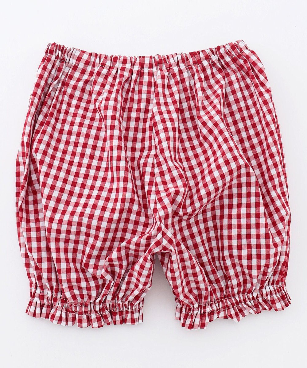 組曲 KIDS 【80-100㎝】ギンガム セットアップ 