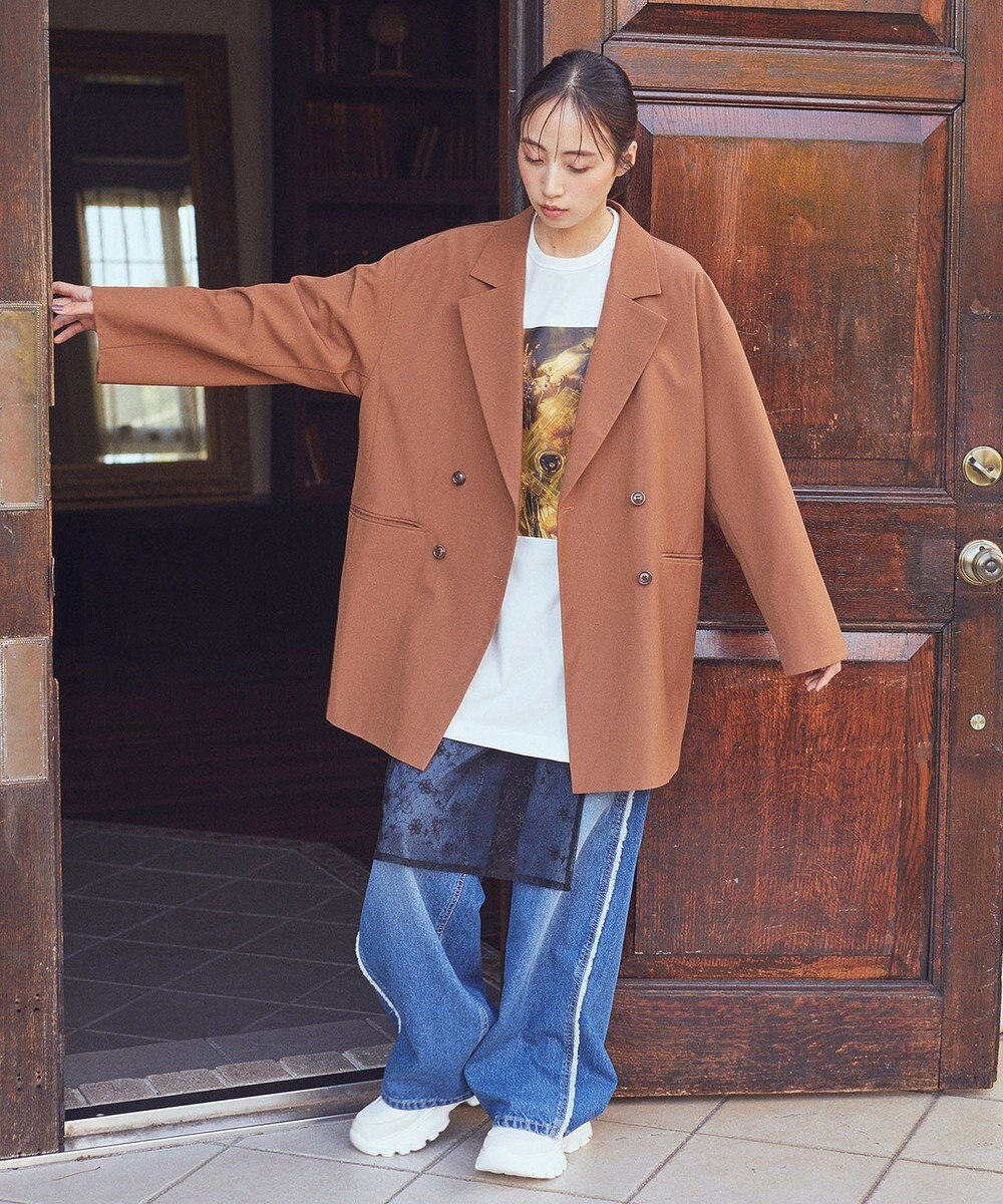 earth music&ecology アソートグラフィックルーズＴｅｅ 