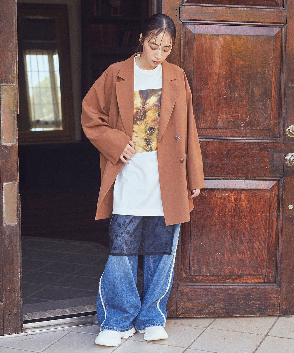 earth music&ecology アソートグラフィックルーズＴｅｅ 