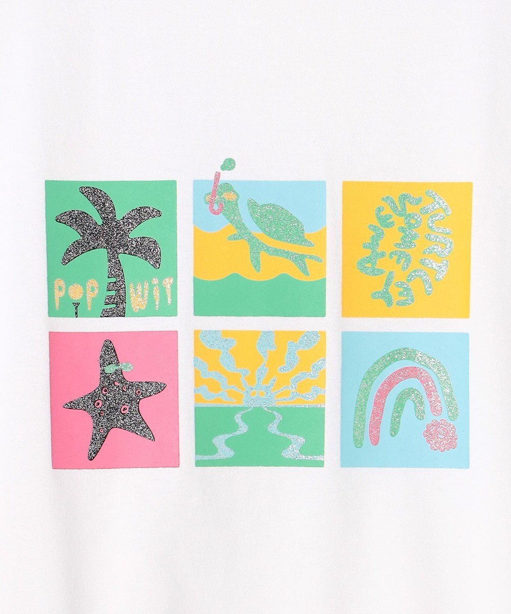 PW CIRCULUS 【MEN】POP＆WIT グラフィックモックネックT ゴルフ 