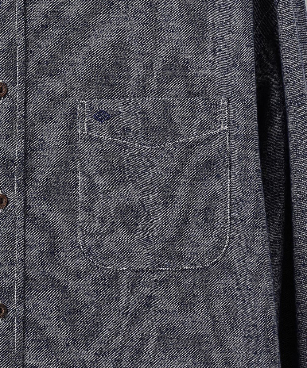 JOSEPH ABBOUD MOUNTAIN 【SPACE／UNISEX】OGスラブシャンブレー シャツ 