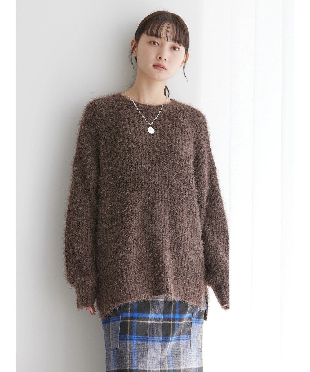 AMERICAN HOLIC シャギーゆるっとニットプルオーバー 