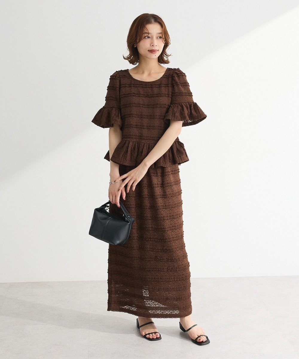 Green Parks ・ＳＵＧＡＲ　ＳＰＯＯＮ　レースフリルナロースカート 