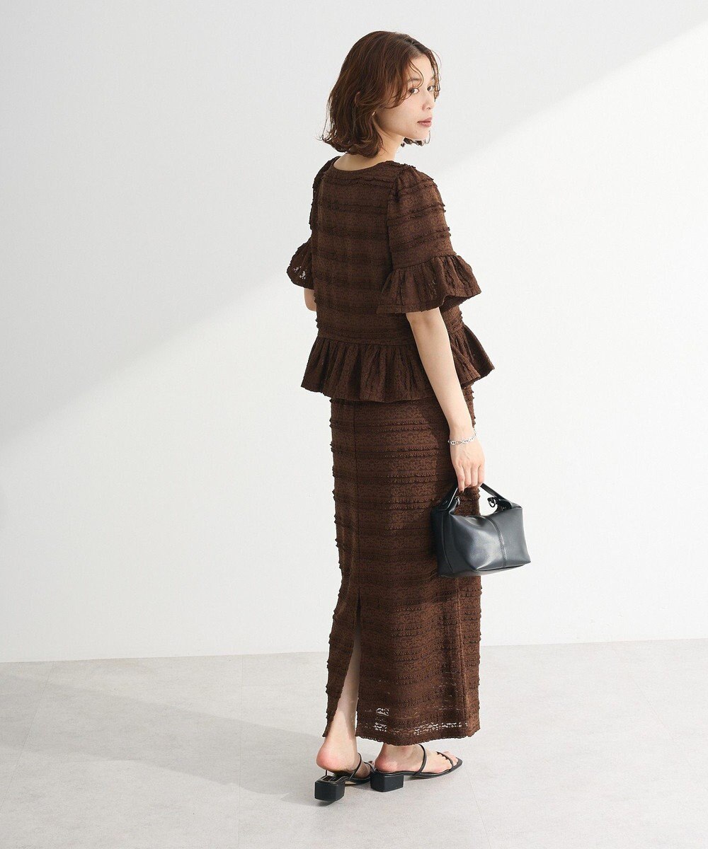 Green Parks ・ＳＵＧＡＲ　ＳＰＯＯＮ　レースフリルナロースカート 