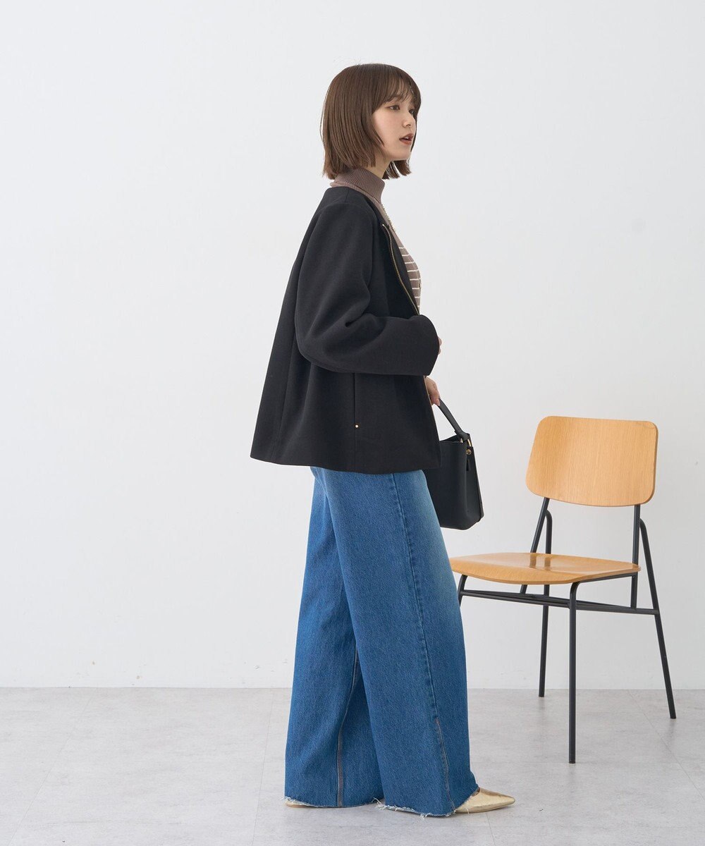 earth music&ecology 【フード取り外し可】2WAYフードコート 