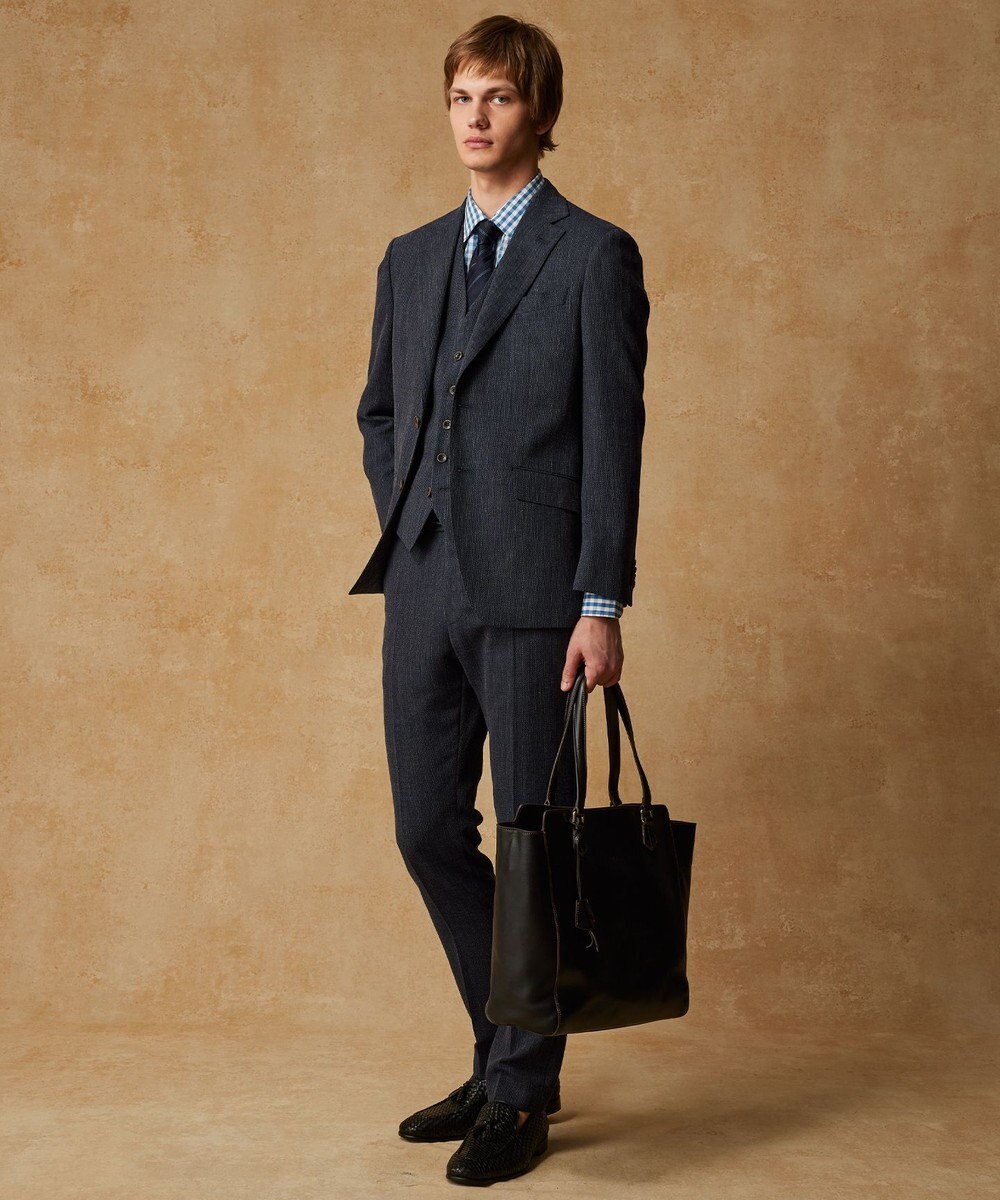 JOSEPH ABBOUD  【日本製】トーナルレジメンタル ネクタイ 