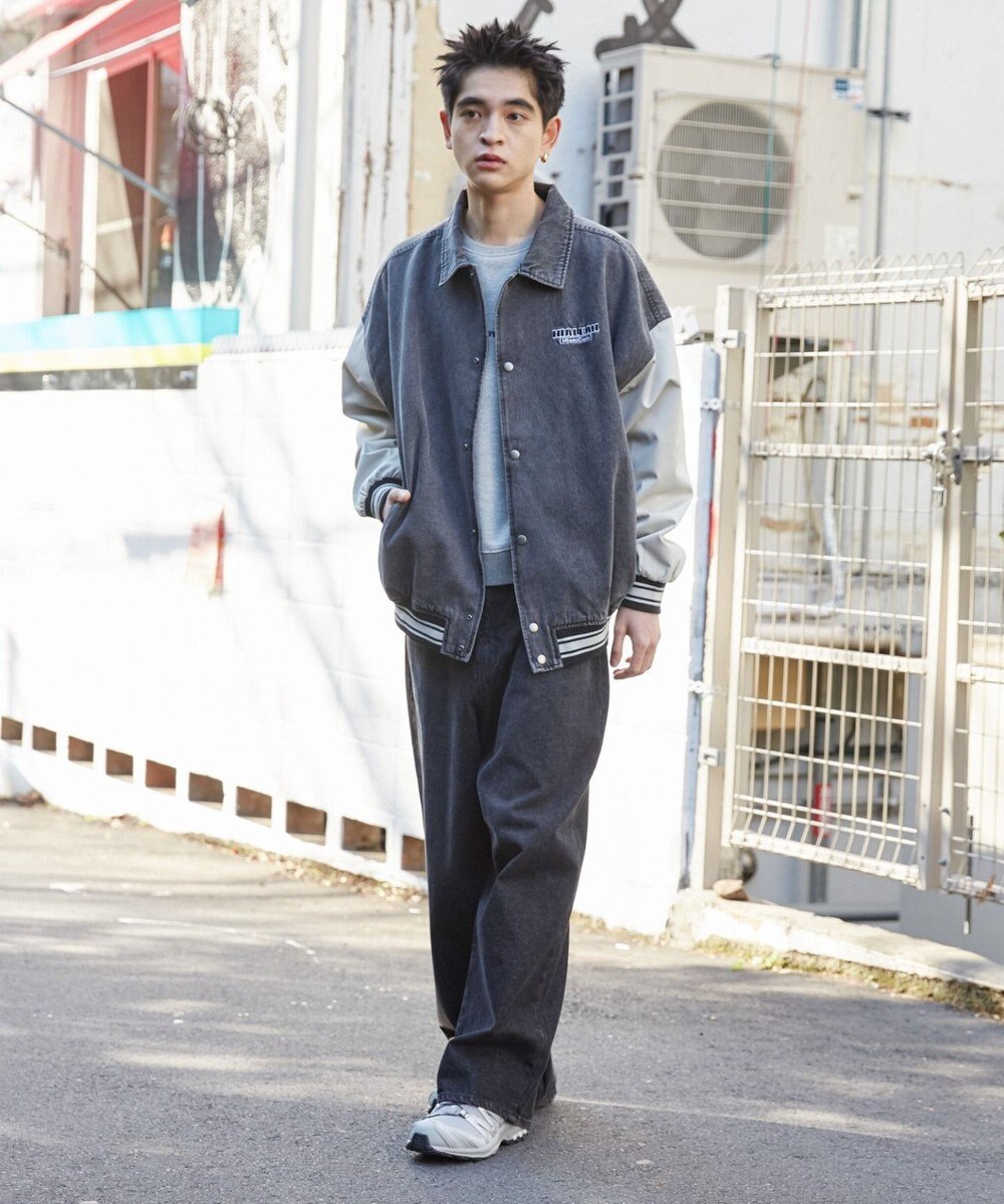 WEGO デニムスタジャン 