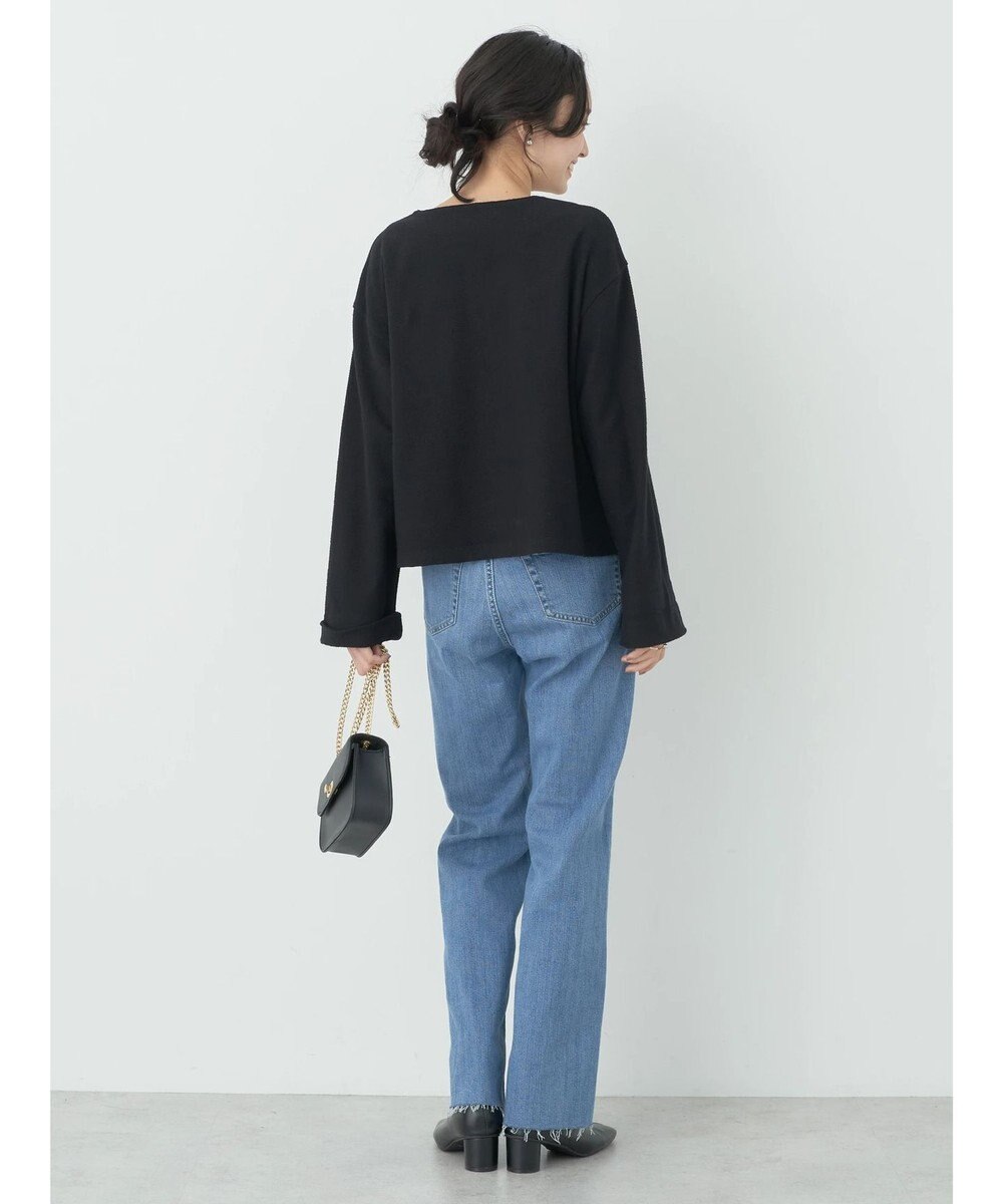 earth music&ecology 金釦スラブカーディガン 