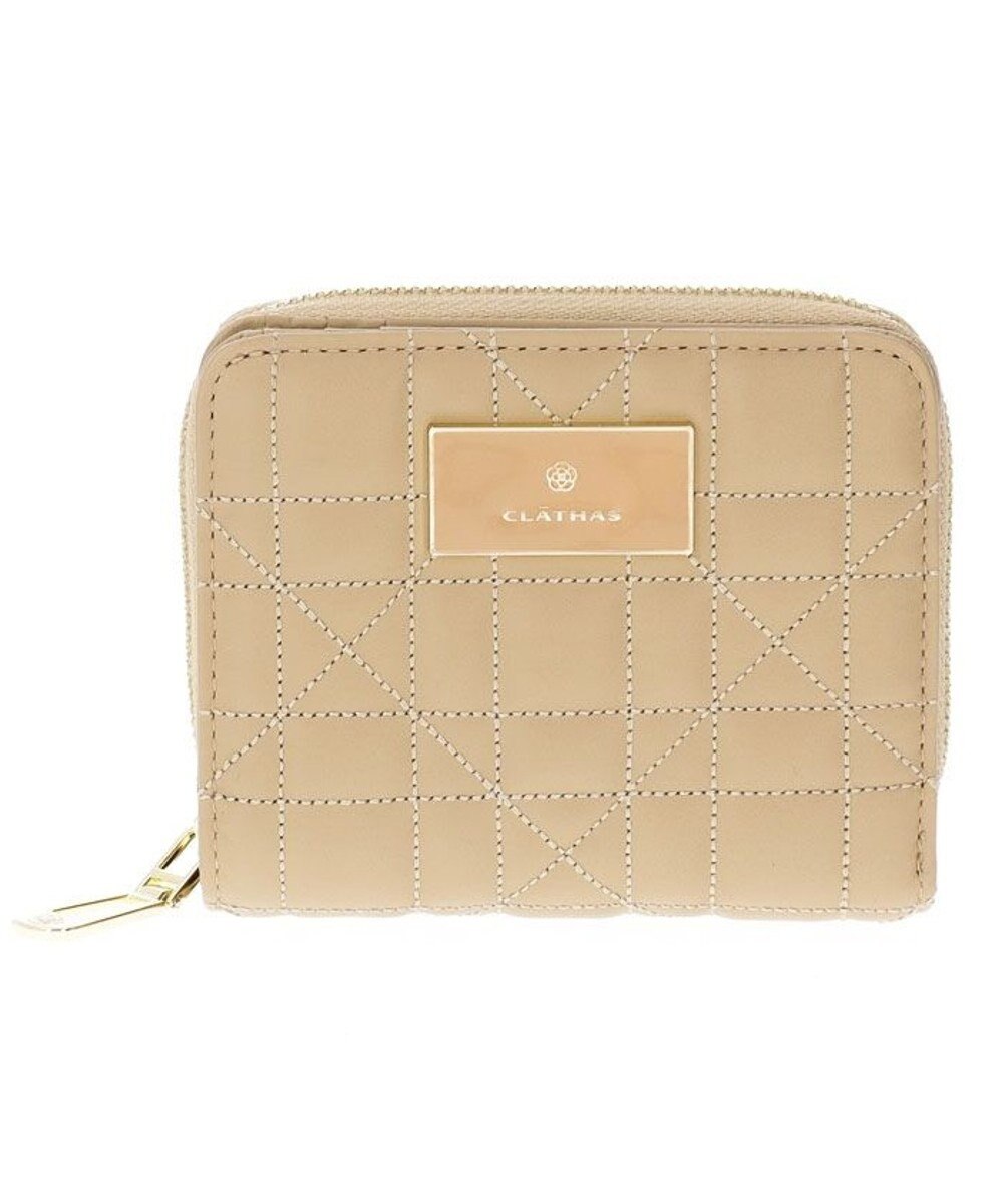 CLATHAS セレナ ファスナー二つ折り財布 
